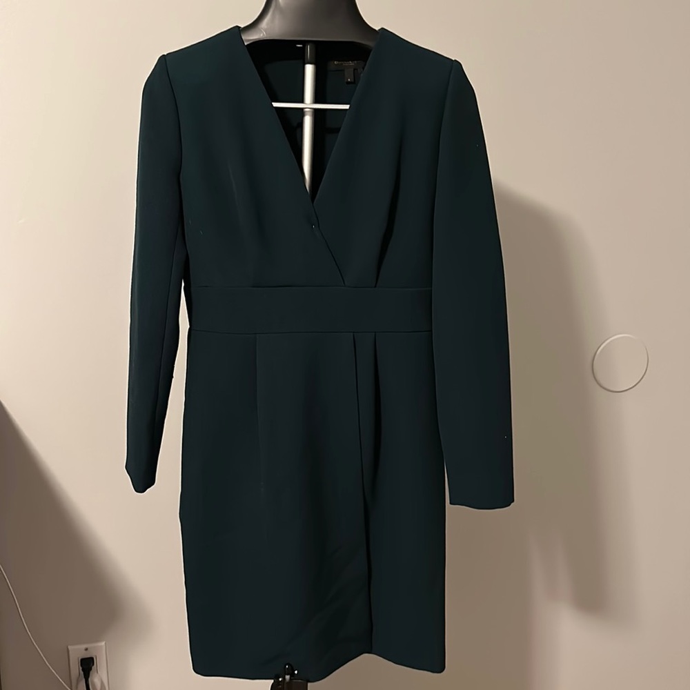 Donna Karan Dark Green Dress